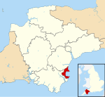 Torbay UK locator map